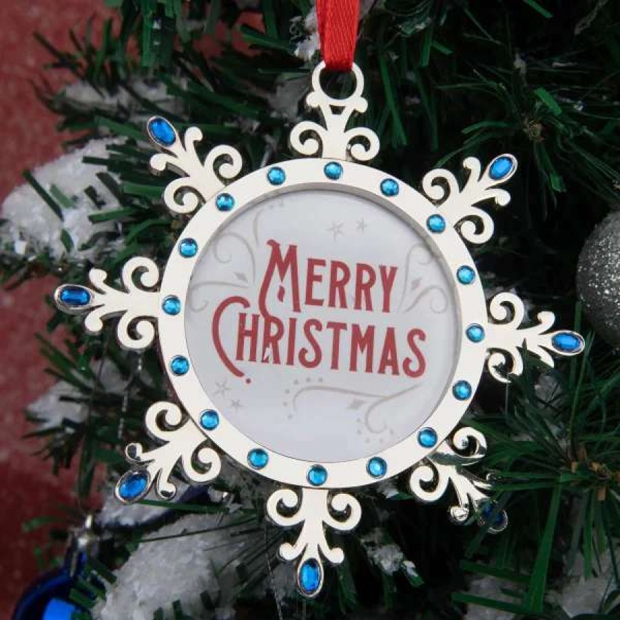 * Joiedomi Snowflake Christmas Photo Ornaments Decoration | Christmas Ornaments