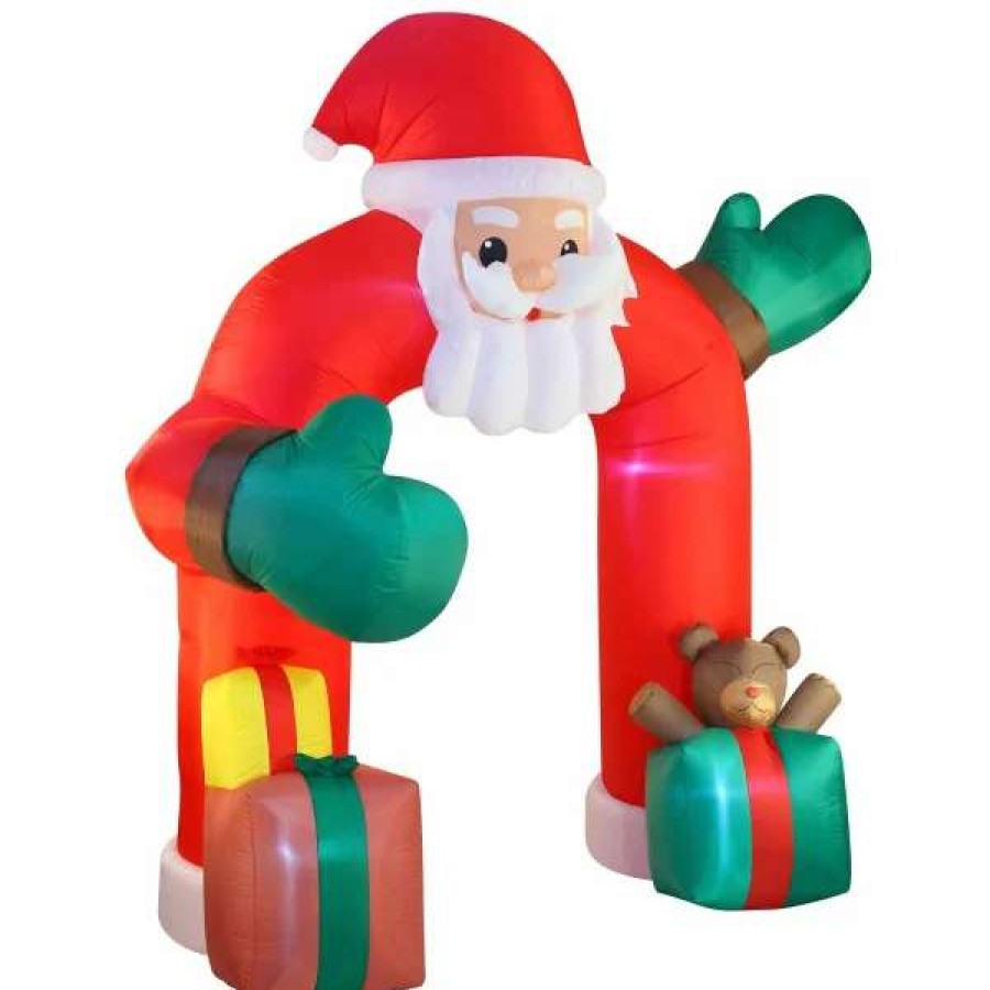 * Joiedomi 11Ft Led Inflatable Santa Claus With Gift Boxes Archway | Christmas Inflatables