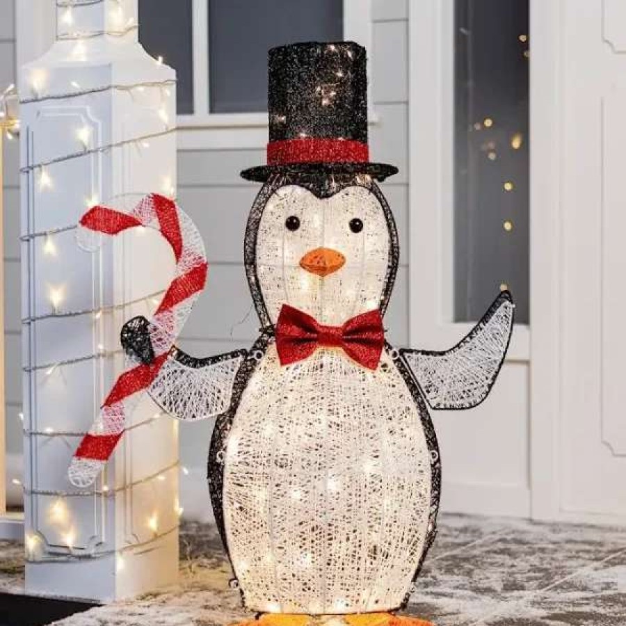 * Joiedomi 3Ft 120 Led Collapsible Penguin Yard Light | Christmas Outdoor Decor