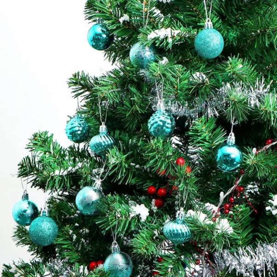 * Joiedomi 36Pcs Teal Christmas Ball Ornaments 1.57In | Christmas Ornaments