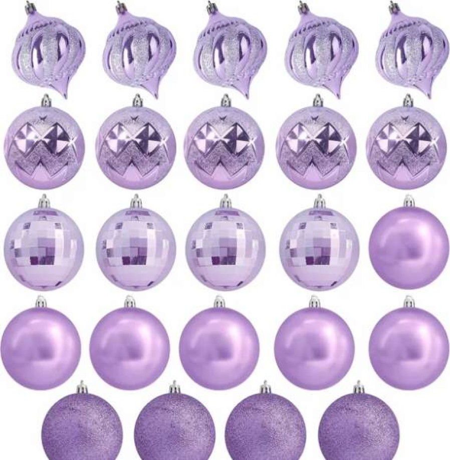 * Joiedomi 24Pcs Lavender Christmas Ball Ornaments 3.15In | Christmas Ornaments