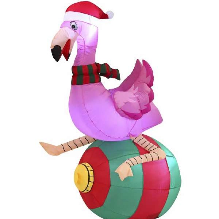 * Joiedomi 6Ft Christmas Inflatable Flamingo On Ornament | Christmas Inflatables