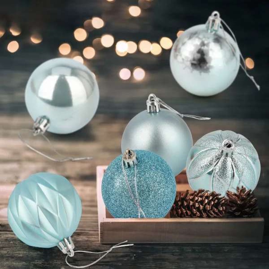 * Joiedomi 24Pcs Teal Christmas Ball Ornaments | Christmas Ornaments