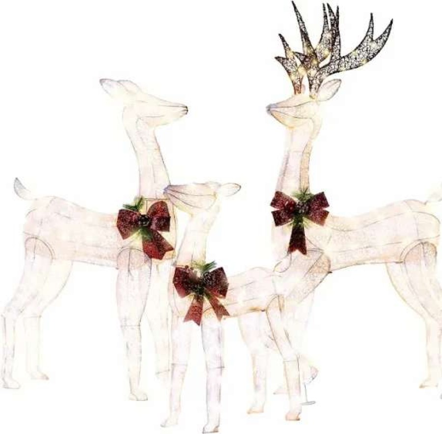 * Joiedomi 3Pcs Led Christmas Reindeer Decorations | Christmas Outdoor Decor