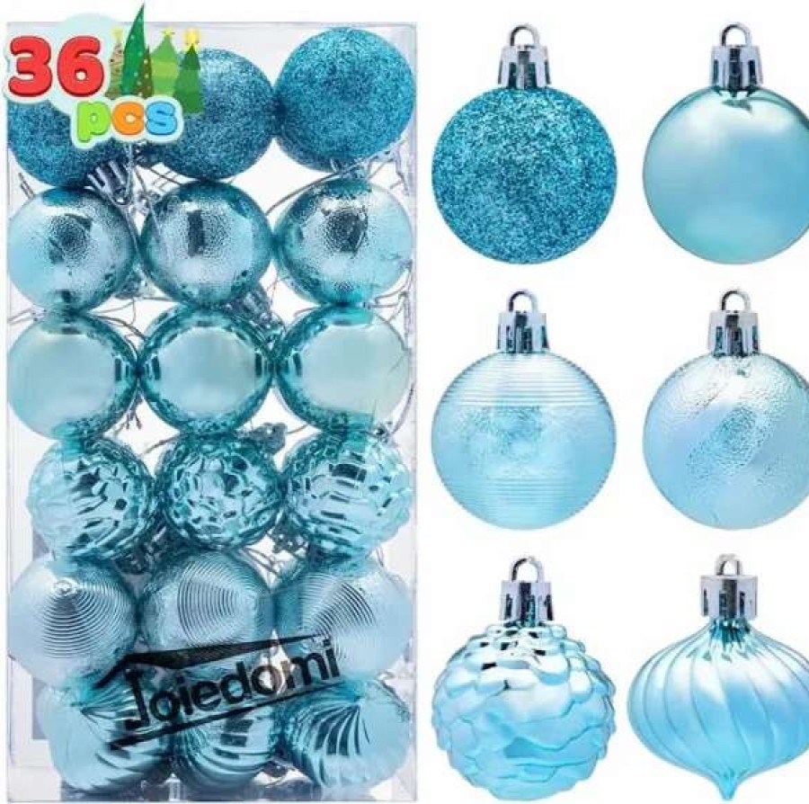 * Joiedomi 36Pcs Baby Blue Christmas Ornaments 1.57In | Christmas Ornaments