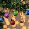 * Joiedomi 36Pcs Mini Glittered Glass Patterned Christmas Balls | Christmas Ornaments