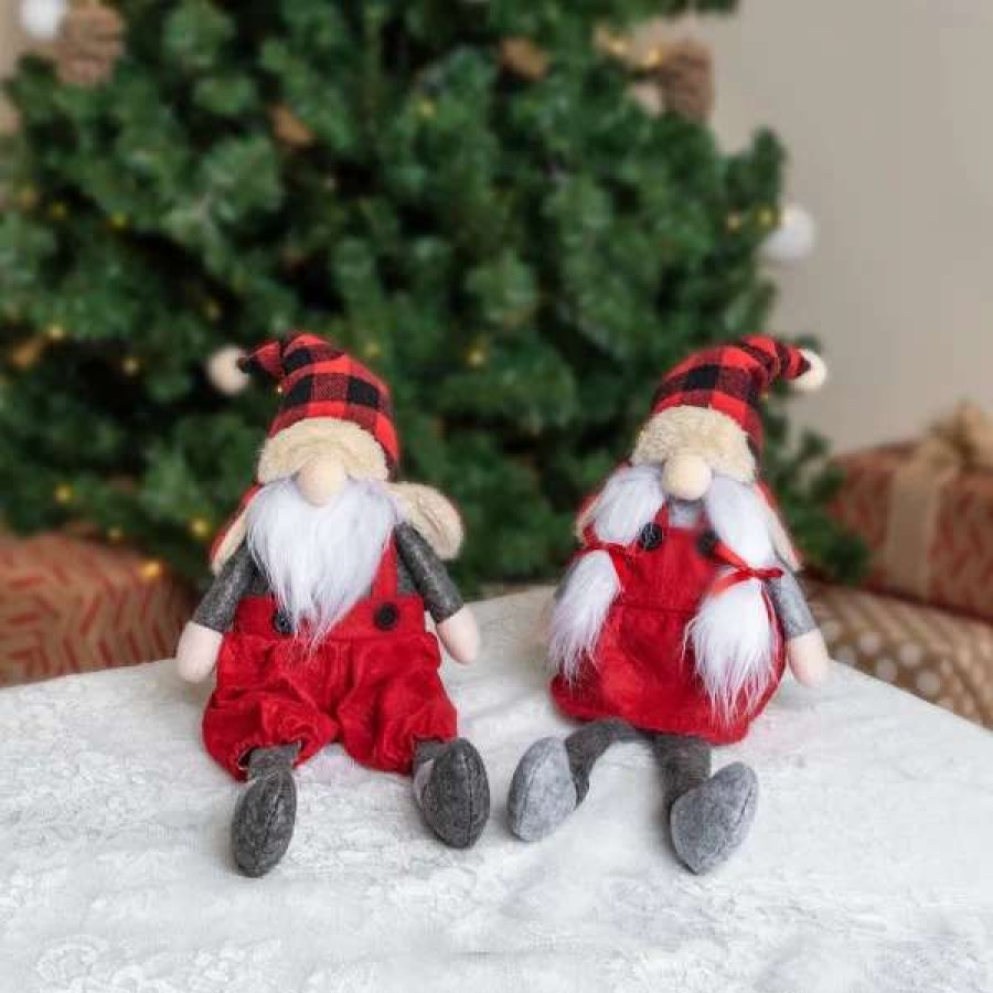 * Joyin Nordic Style Christmas Gnome Couple | Christmas Indoor Decor