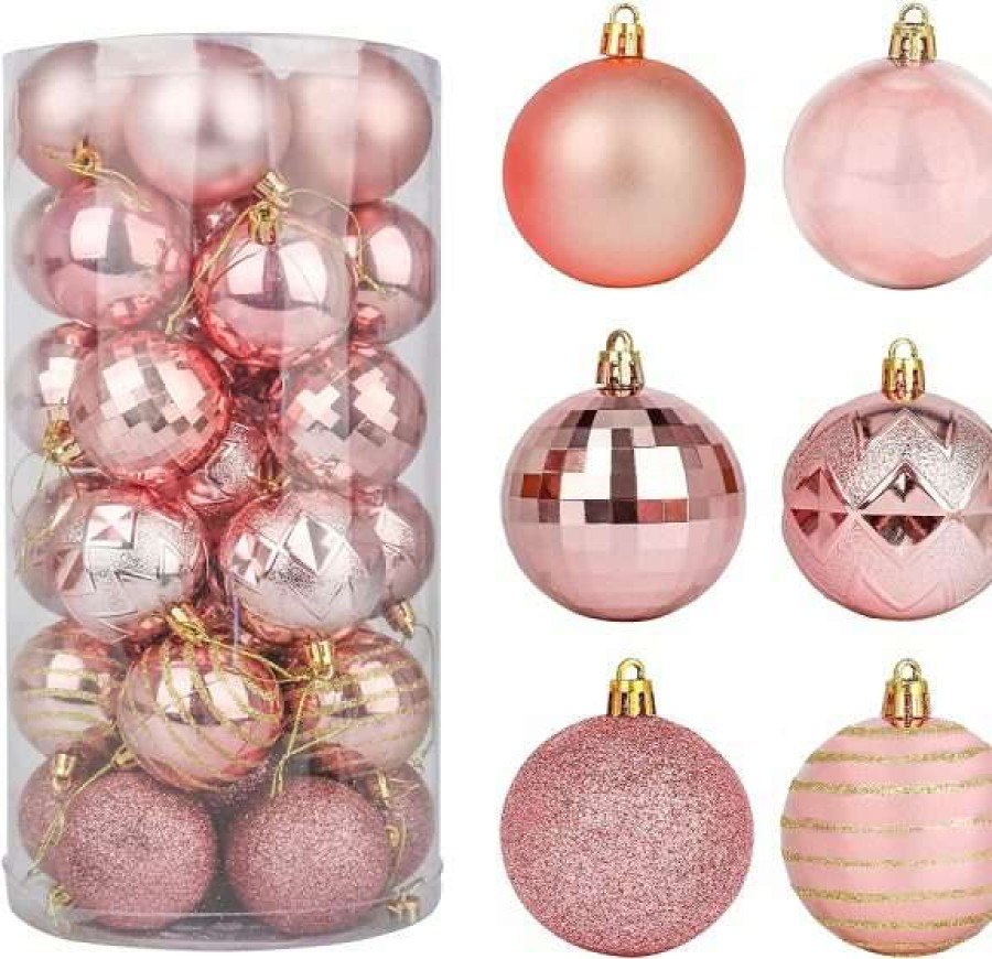 * Joiedomi 34Pcs Baby Blue Christmas Ball Ornaments 2.36In | Christmas Ornaments