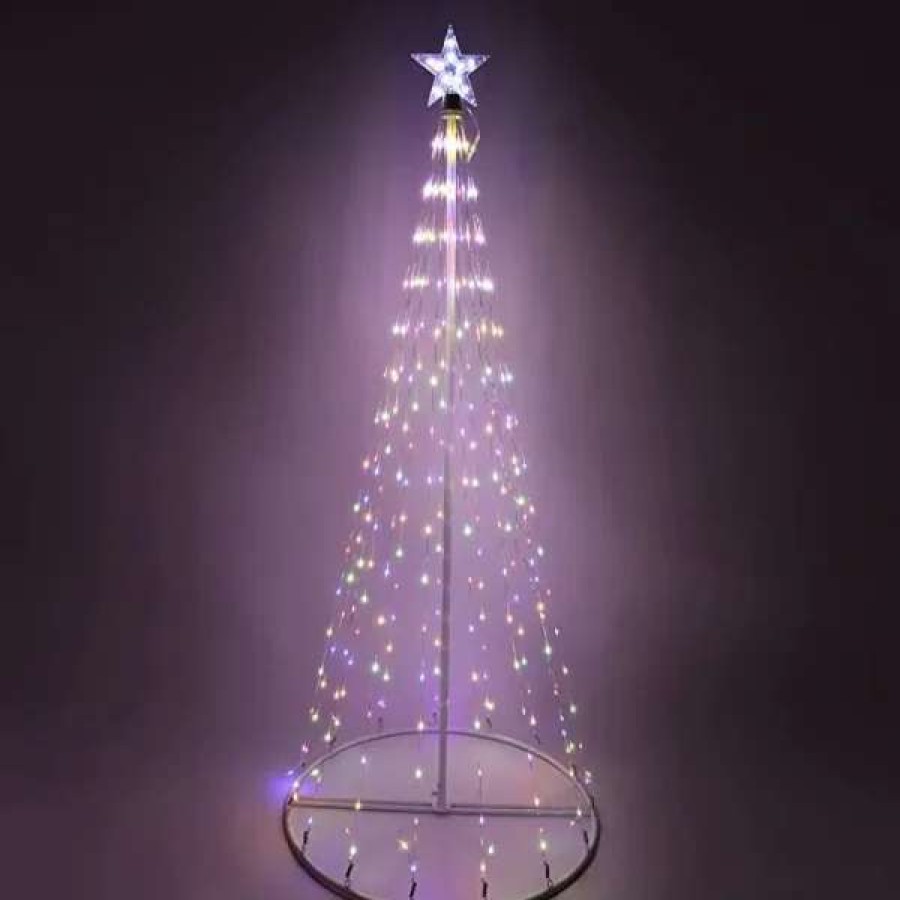 * Joiedomi 6Ft 275 Led Animated Lightshow Cone Christmas Tree | Christmas Outdoor Decor