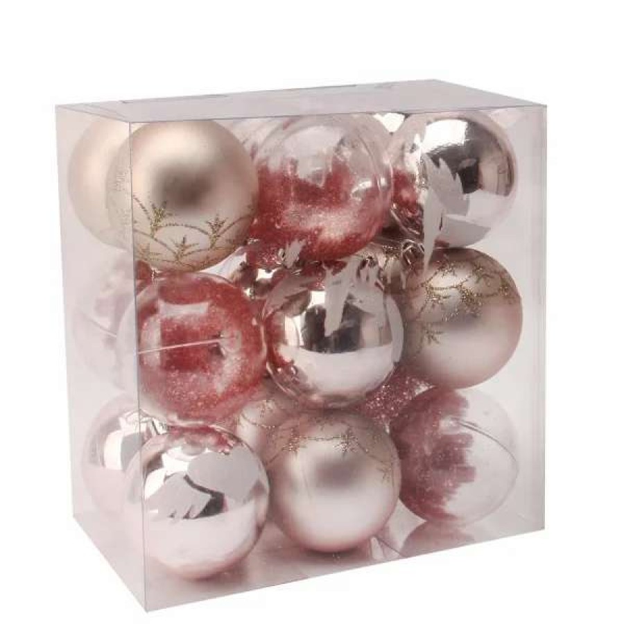 * Joiedomi 18Pcs Shatterproof Pink Christmas Ornaments 6Cm | Christmas Ornaments