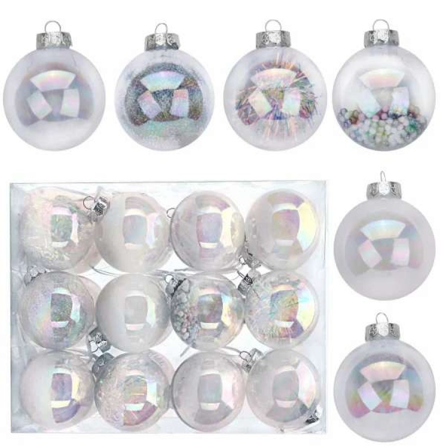 * Joiedomi 24Pcs Shatterproof Clear Plastic Christmas Balls | Christmas Ornaments