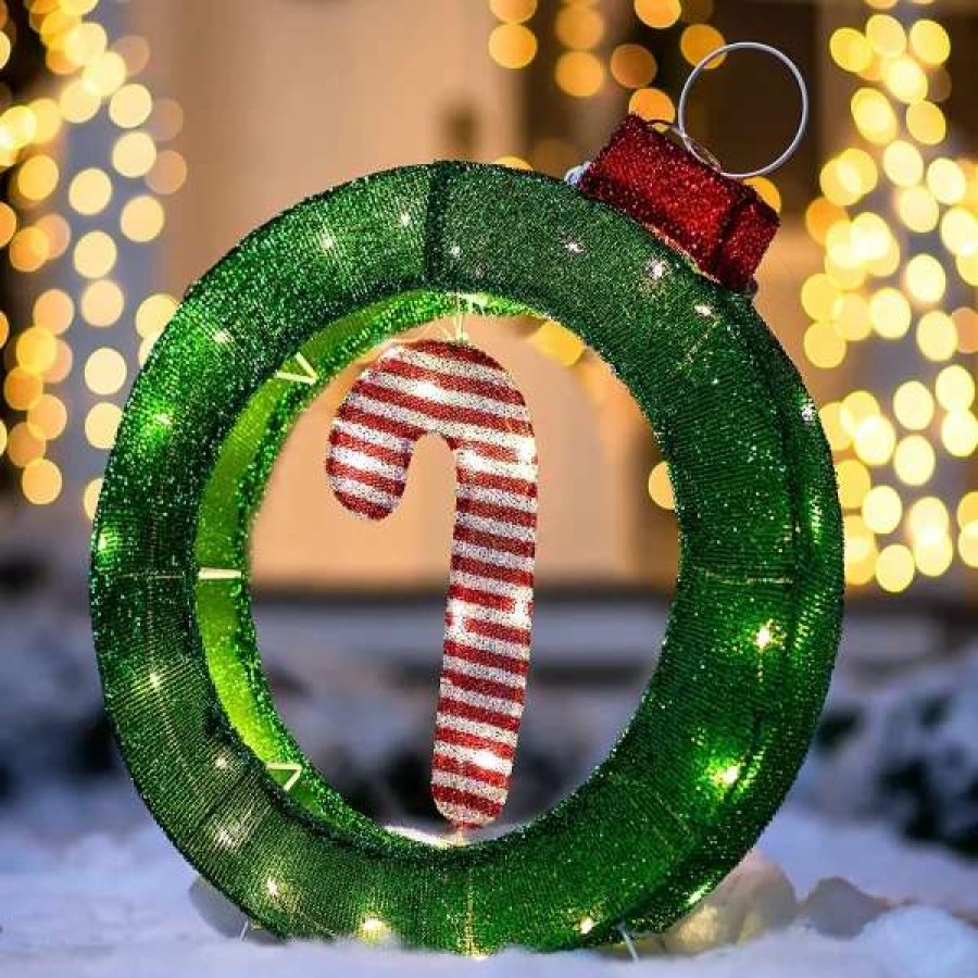 * Joiedomi 2Ft Led Candy Cane Christmas Decoration | Christmas Outdoor Decor