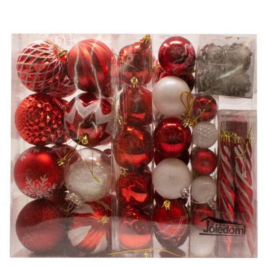 * Joiedomi 87Pcs Red And White Christmas Ornaments | Christmas Ornaments