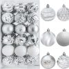 * Joiedomi 36Pcs White And Silver Christmas Ball Ornaments | Christmas Ornaments