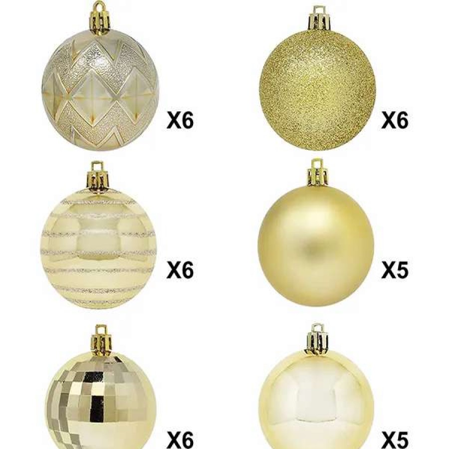 * Joiedomi 34Pcs Gold Christmas Ball Ornaments | Christmas Ornaments