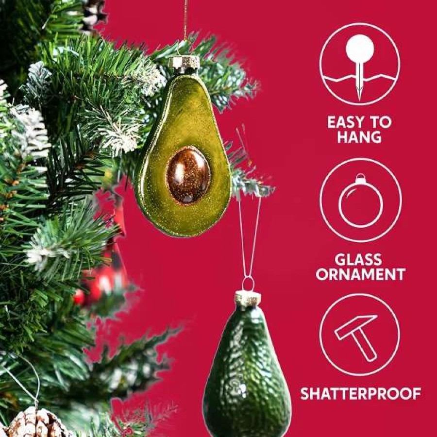 * Joiedomi 2Pcs Avocado Christmas Tree Ornaments | Christmas Ornaments