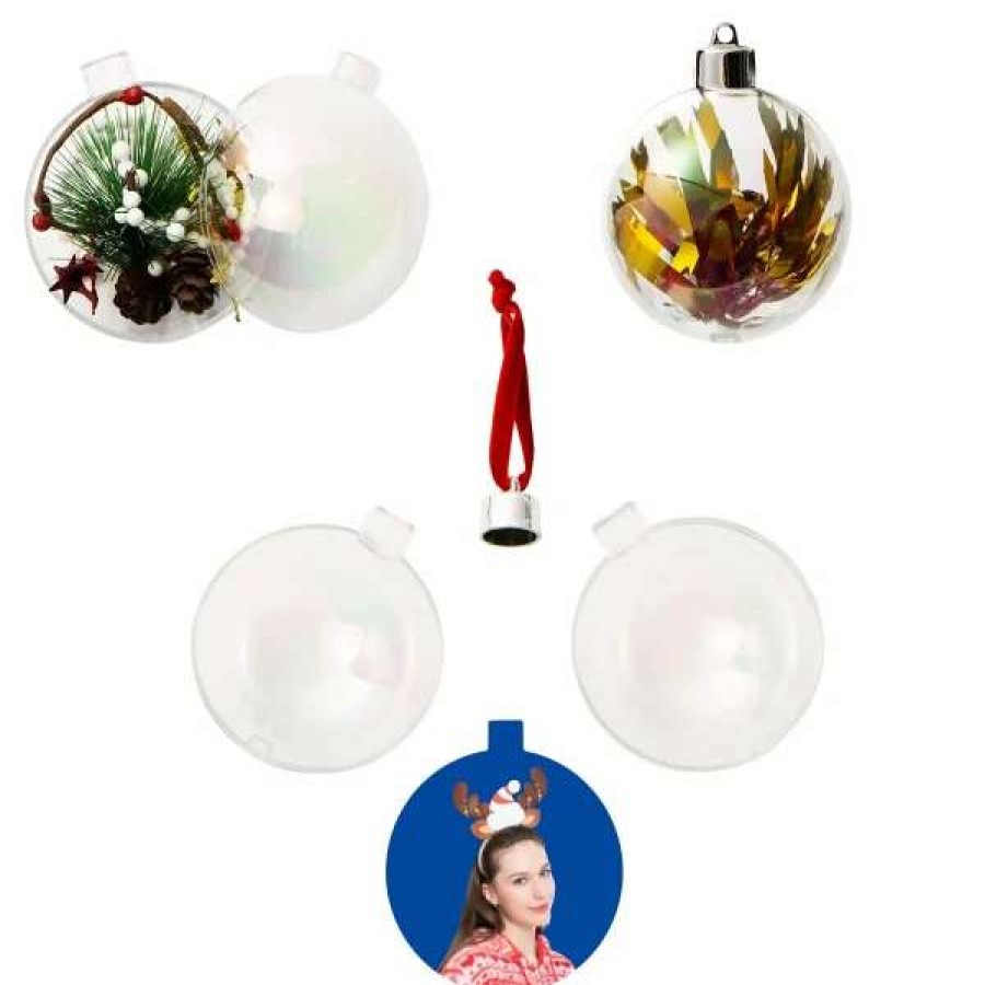 * Joiedomi 6Pcs Diy Clear Christmas Ornament Balls | Christmas Ornaments