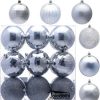 * Joiedomi 18Pcs Baby Silver Christmas Ball Ornaments | Christmas Ornaments