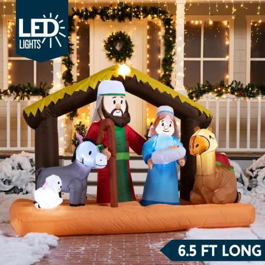 * Joiedomi 6.5Ft Large Nativity Scene Inflatable | Christmas Inflatables