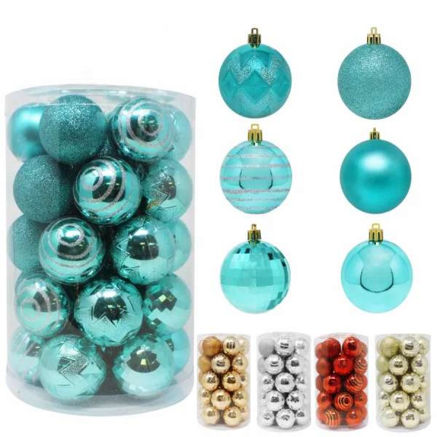 * Joiedomi 34Pcs Teal Christmas Ball Ornaments | Christmas Ornaments