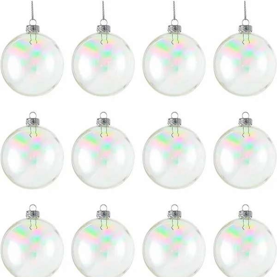 * Joiedomi 12Pcs Clear Plastic Christmas Ball Ornaments | Christmas Ornaments