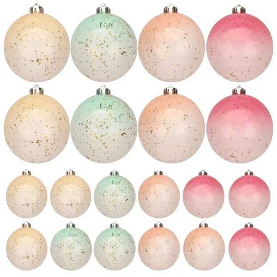 * Joiedomi 20Pcs Macaroon Multicolor Christmas Ball Ornaments 3.14In | Christmas Ornaments