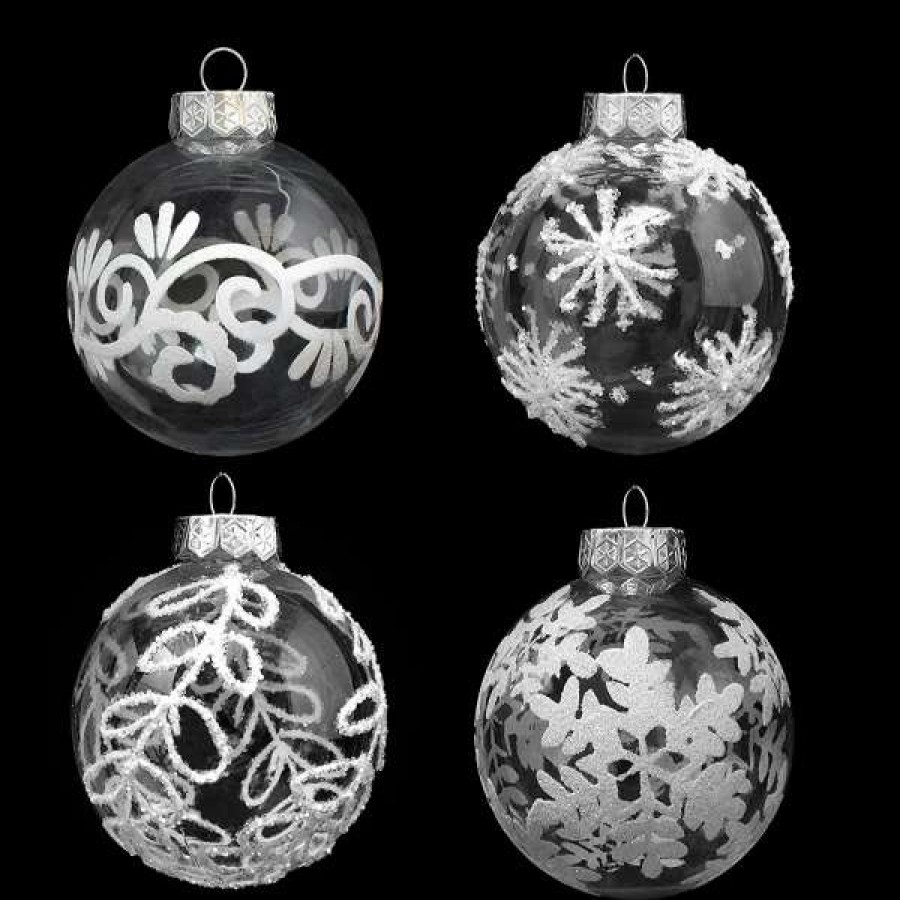 * Joiedomi 12Pcs Clear Christmas Balls 3.15In | Christmas Ornaments