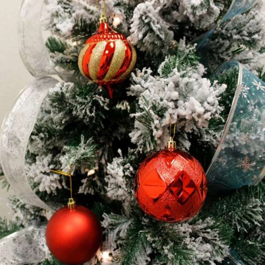 * Joiedomi 24Pcs Red Christmas Ball Ornaments | Christmas Ornaments