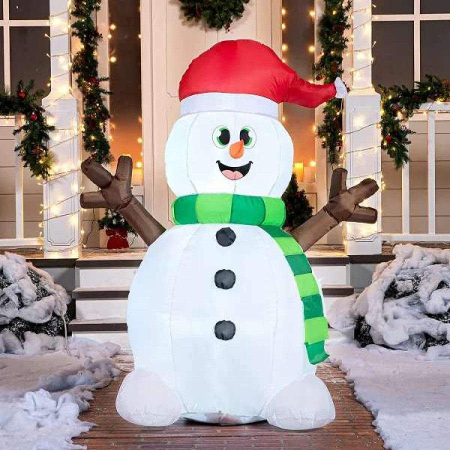 * Joiedomi 5Ft Led Light Up Big Snowman Blow Up | Christmas Inflatables