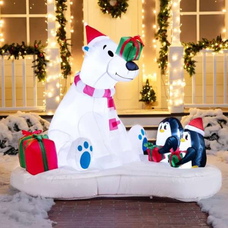 * Joiedomi 6Ft Led Polar Bear Christmas Inflatable Decoration | Christmas Inflatables