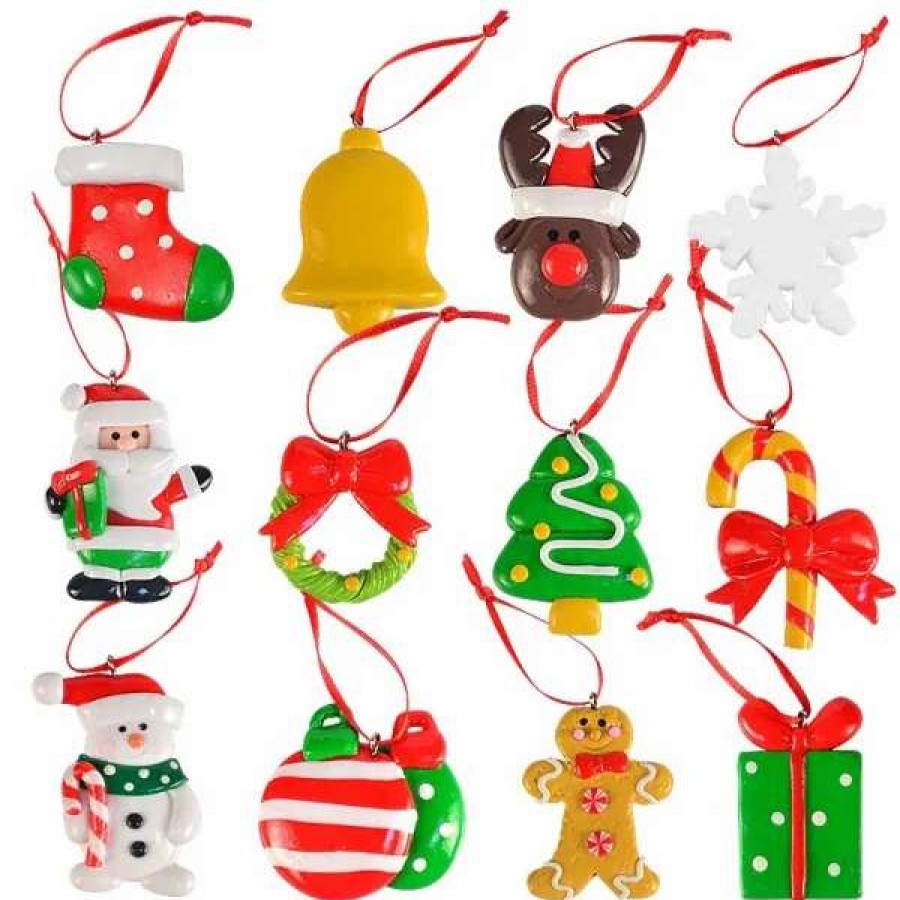 * Joyin 12Pcs Handmade Christmas Ornaments Mini Set 2In | Christmas Ornaments