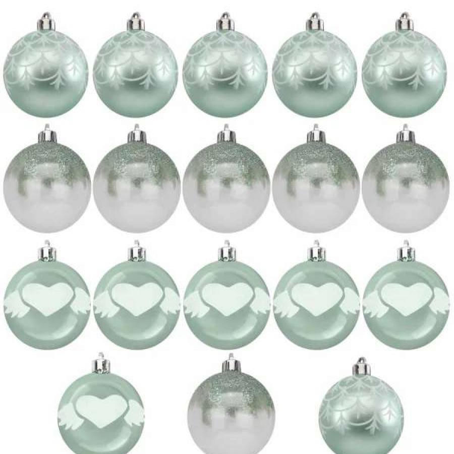 * Joiedomi 18Pcs Shatterproof Teal Christmas Ornaments 2.36In | Christmas Ornaments