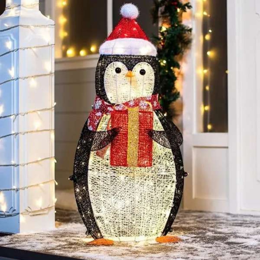 * Joiedomi Light Up Penguin Christmas Decoration 3Ft | Christmas Outdoor Decor