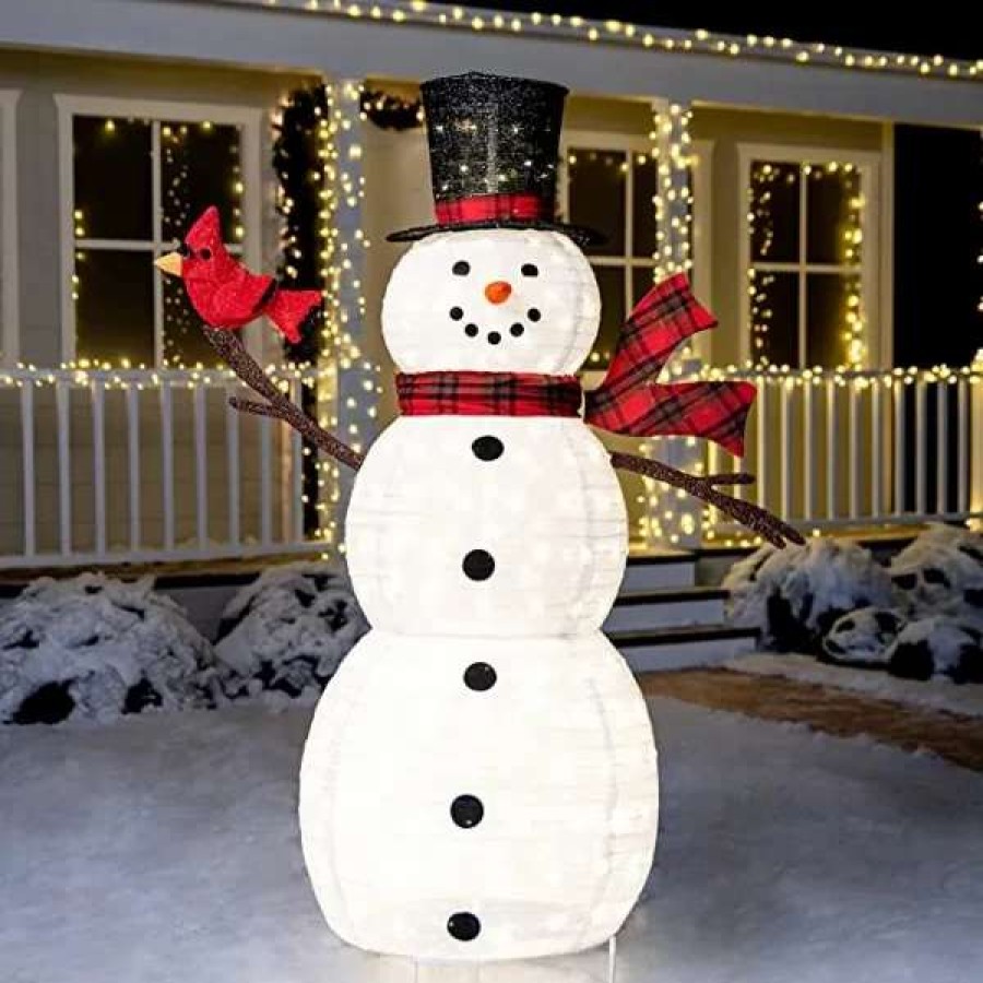 * Joiedomi 6Ft 240 Led Collapsible Snowman Yard Light | Christmas Outdoor Decor