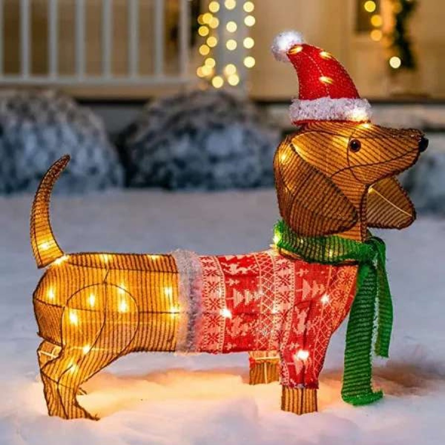 * Joiedomi 2Ft Led Dog Christmas Decoration | Christmas Outdoor Decor